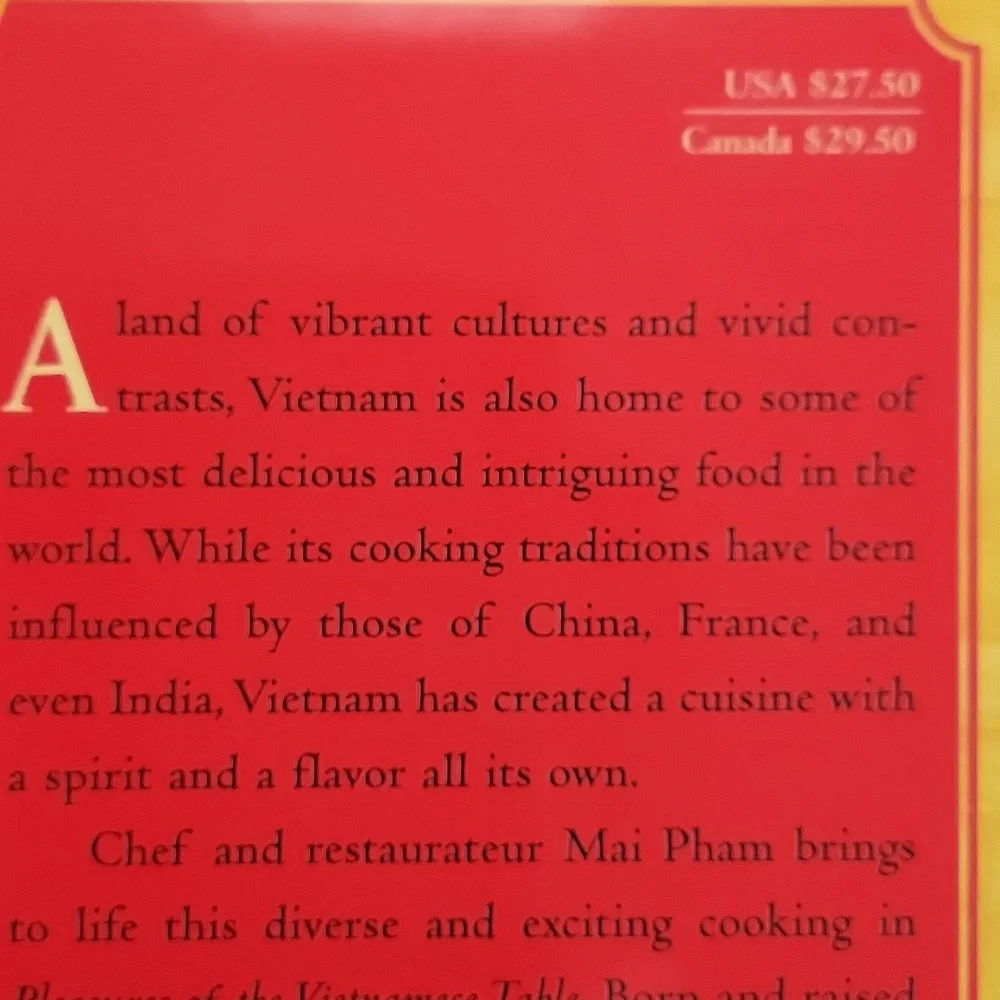 Pleasures of the Vietnamese Table by Mai Pham Cookbook